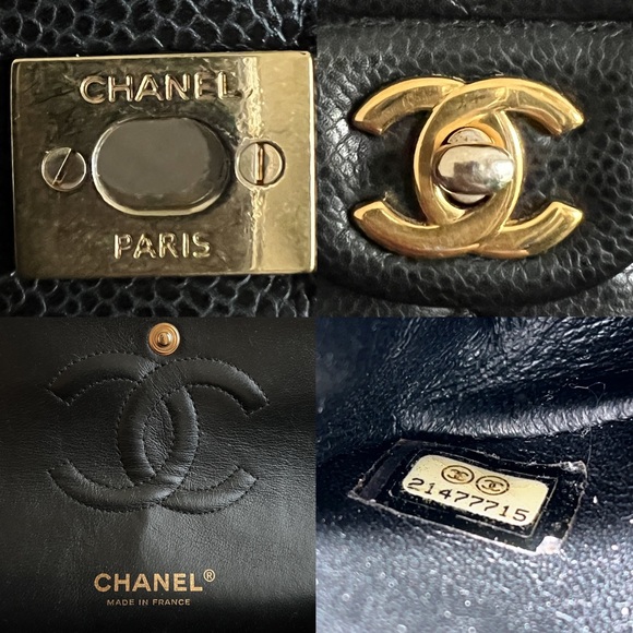 **Chanel Classic Medium Caviar Double Flap Bag - Picture 13 of 13